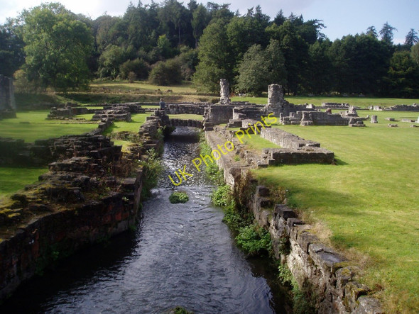 Photo 6"x4" Maltby Beck at Roche Abbey Stone\/SK5589 c2003