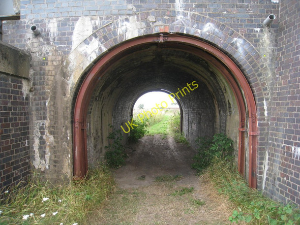 Photo 6"x4" Path beneath the railway Broughton Common c2010