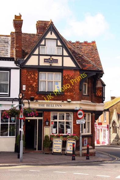 Photo 6"x4" The Bell Inn on Market Square Wantage c2010