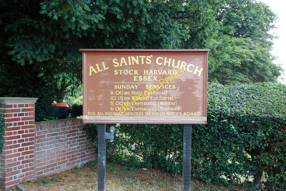Photo 6"x4" All Saints, Stock, Essex - Noticeboard Stock\/TQ6899 c2010
