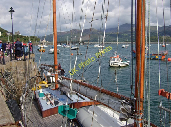 Photo 6"x4" Through the rigging Barmouth\/Abermaw c2010