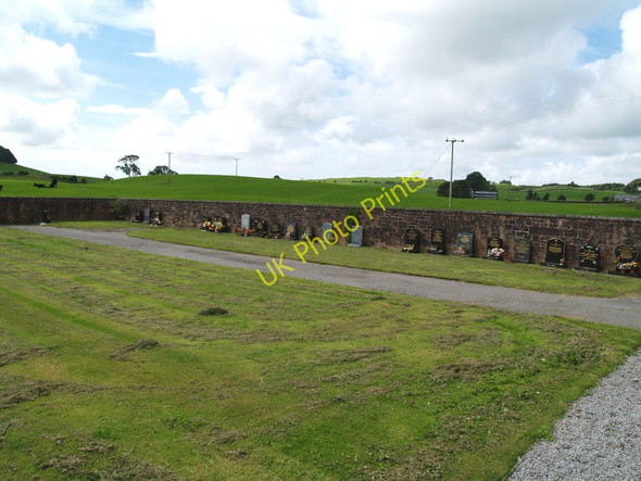 Photo 6"x4" Extension to Twynholm Cemetery Twynholm c2010