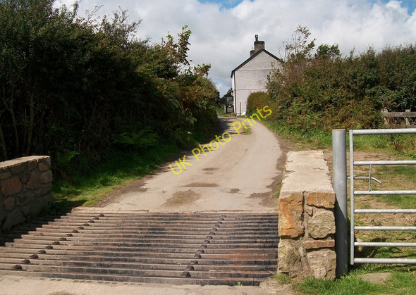Photo 6"x4" The Pant Farm cattle grid near Crowrach Machroes c2010