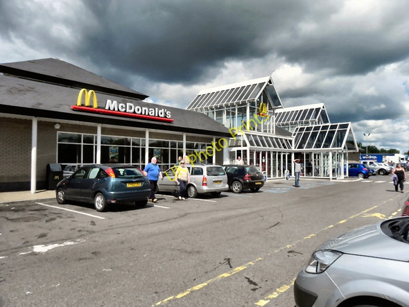 Photo 6"x4" Cullompton Services, M5 Cullompton c2010