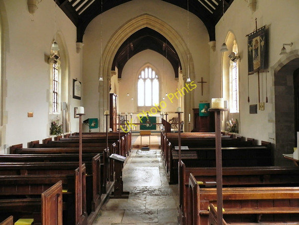 Photo 6"x4" St Andrew's Church (Interior) East Lulworth c2010
