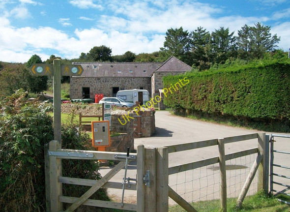Photo 6"x4" Farm buildings at Nant-y-big, Cilan Bwlchtocyn c2010
