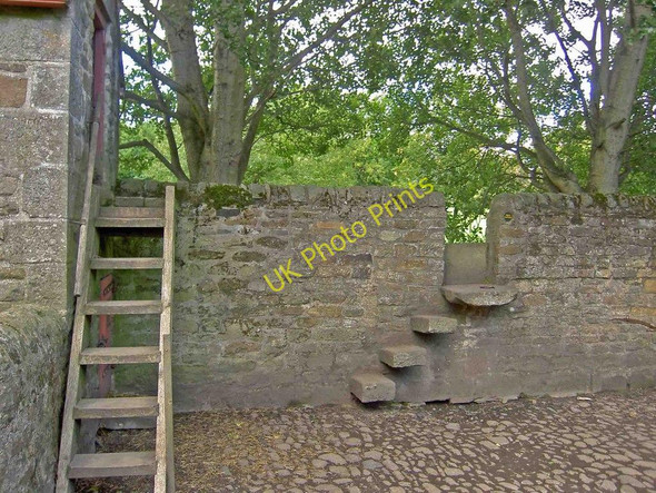 Photo 6"x4" Steps over wall to golf course on public footpath Stanley\/NZ1952 c2010