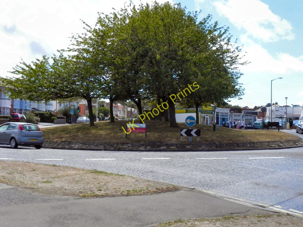 Photo 6"x4" Tuckton Roundabout Christchurch\/SZ1592 c2010