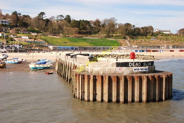 Photo 6"x4" Lyme Regis Harbour Entrance Lyme Regis c2007