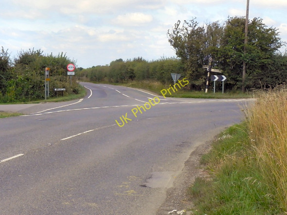 Photo 6"x4" Wophams Lane\/Selsey Road Junction Sidlesham Common c2010