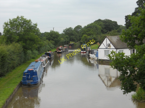 Photo 6"x4" The Shroppie from Goldstone Common bridge Cheswardine c2010
