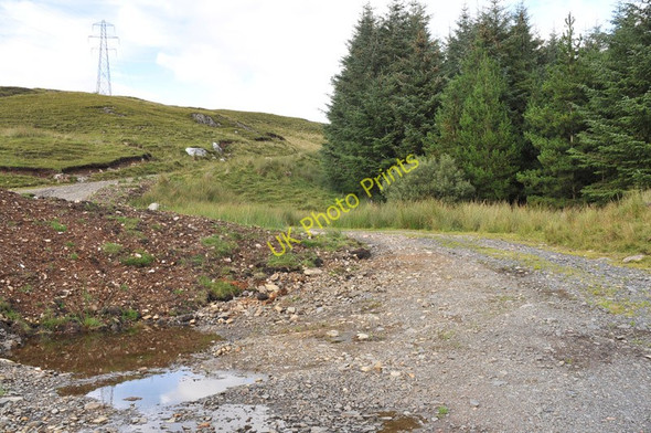 Photo 6"x4" Track near Lundavra Blarmachfoldach c2010