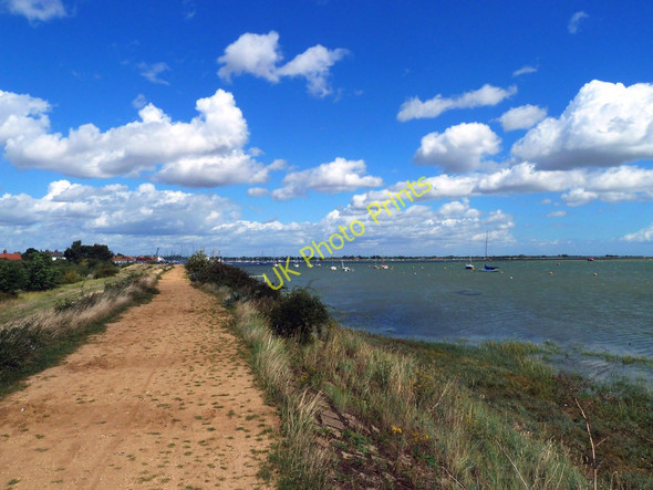 Photo 6"x4" River footpath at Heybridge Basin Heybridge Basin c2010