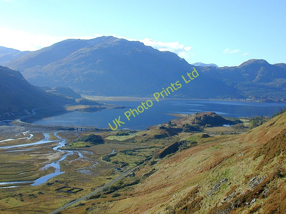 Photo 6"x4" View towards Loch Duich, from above Ruarach Carn-gorm c2003