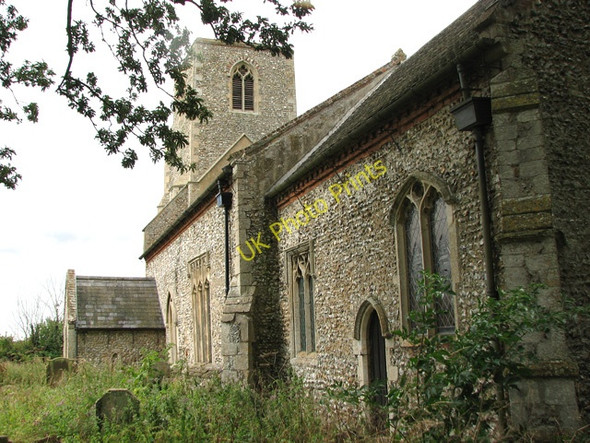 Photo 6"x4" St Peter's church in Dunton Dunton\/TF8730 c2010