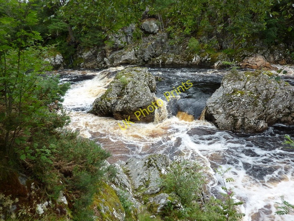 Photo 6"x4" Falls on the River Carron Amatnatua c2010