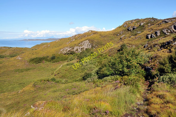 Photo 6"x4" Path from Loch na Bairness Smirisary c2010