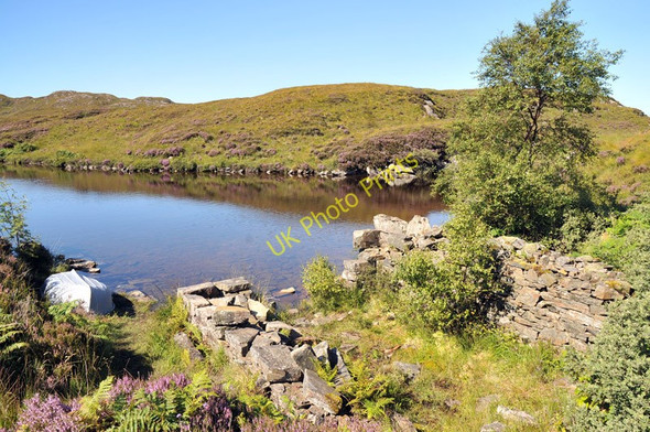 Photo 6"x4" Boathouse remains on Loch na Bairness Smirisary c2010