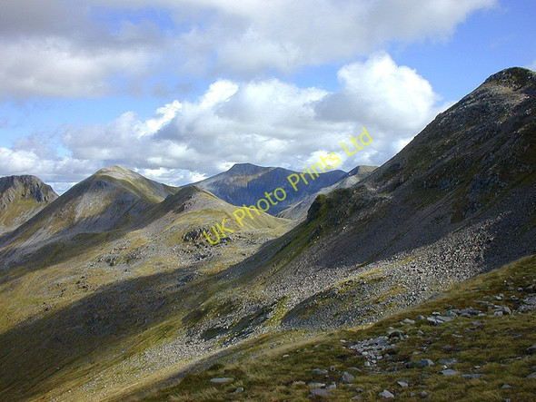 Photo 6"x4" The northern slopes of Am Bodach Kinlochmore c2003