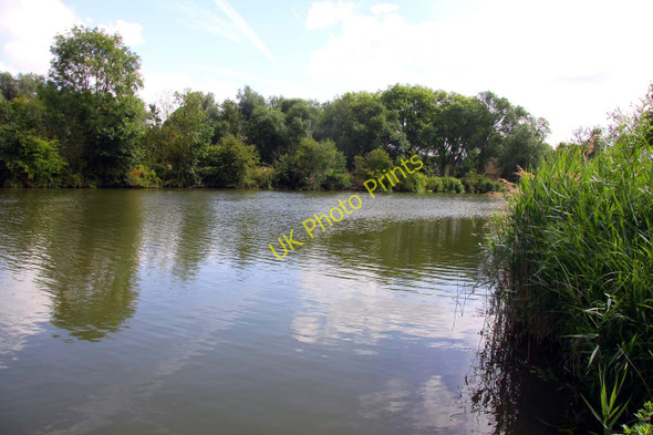 Photo 6"x4" Looking downstream at Radley Lower Radley c2010