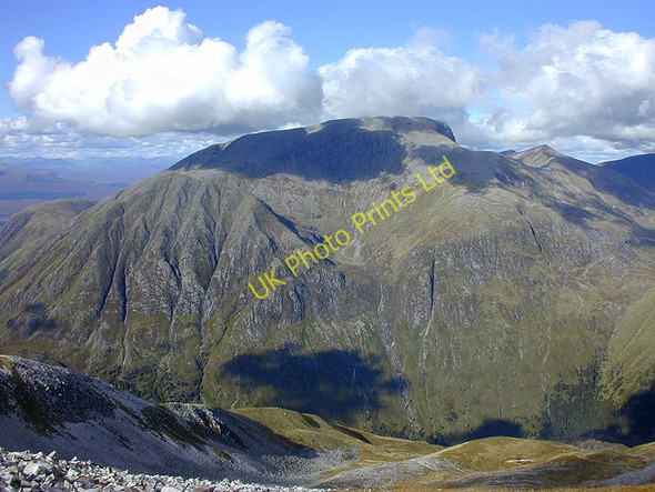 Photo 6"x4" View north from Sgurr a' Mhaim Sg\u00f9rr a' Mh\u00e0im c2003