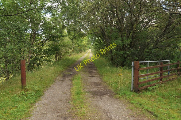 Photo 6"x4" Farm track following the route of the old railway near Loch Dochart Crianlarich c2010