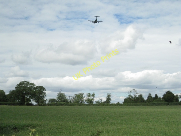 Photo 6"x4" Fields below the flightpath Balsall Street c2010