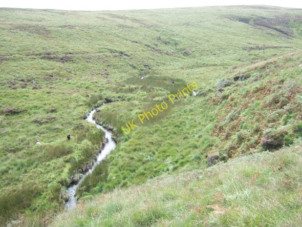 Photo 6"x4" Meanders in the River Taw Steeperton Tor c2010