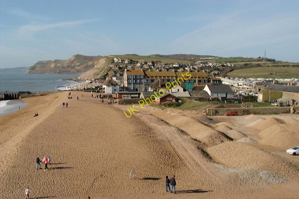 Photo 6"x4" West Bay and Beach Bridport c1999