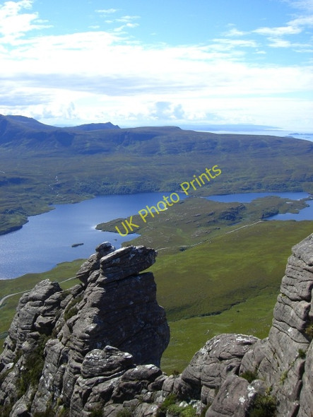 Photo 6"x4" Rock formations on Stac Pollaidh Stac Pollaidh c2009