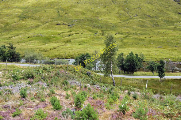 Photo 6"x4" Looking across Glen Lyon Gallin c2010