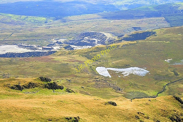 Photo 6"x4" Tarn on Caw Moss Scar Head c2010