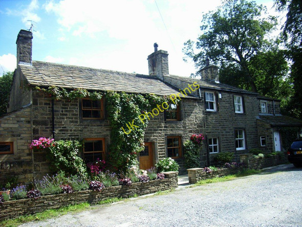 Photo 6"x4" Pair of  early C19 cottages St Stephens Court Silsden c2010