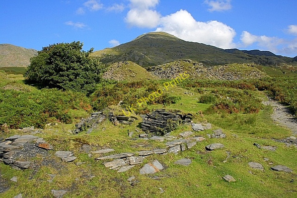 Photo 6"x4" Ruin, Near Tranearth Quarry Scar Head c2010