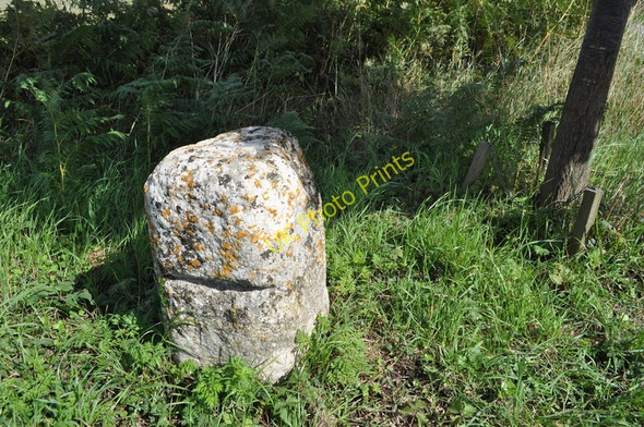 Photo 6"x4" Boundary Marker Hardley Chedgrave c2010