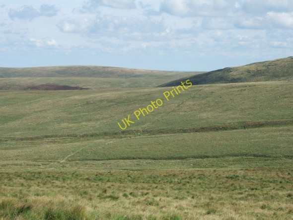 Photo 6"x4" The East Okement Valley East Okement Head c2010
