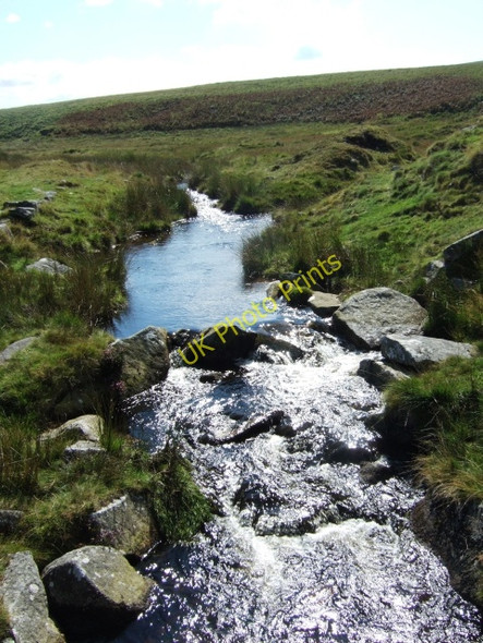 Photo 6"x4" Black-a-ven Brook from New Bridge Belstone c2010