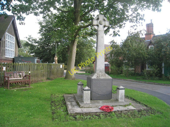 Photo 6"x4" War Memorial, Monks Kirby Brockhurst\/SP4683 c2010