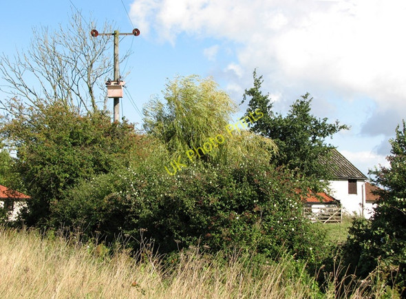 Photo 6"x4" Electricity transformer supplying Beech House Bunwell Bottom c2010