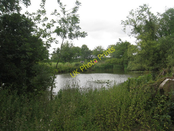 Photo 6"x4" Lake seen from Blyborough churchyard Blyborough c2010
