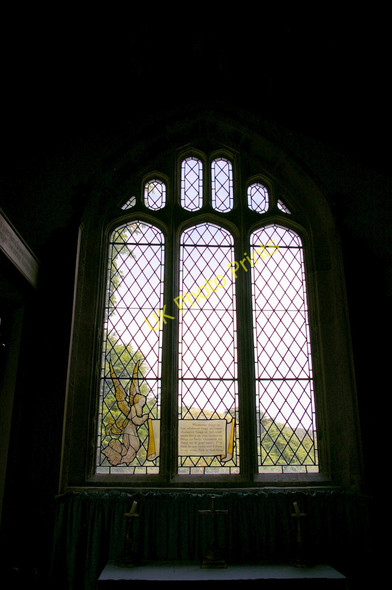 Photo 6"x4" Stained Glass Window, St Peter & St Paul, Mottistone, Isle of Wight Mottistone c2009