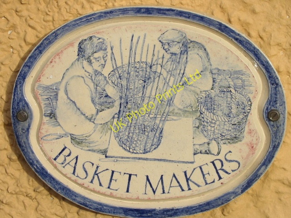 Photo 6"x4" Plaque on the former pub of the same name Littlebourne c2007