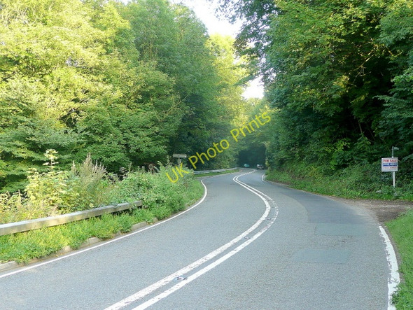 Photo 6"x4" A40; bendy section Ganders Green c2010
