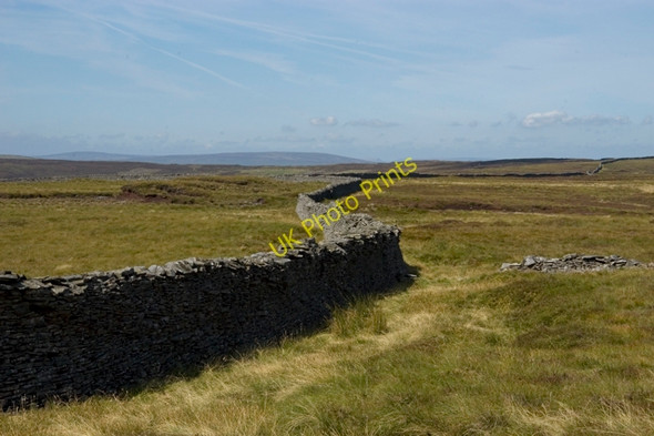 Photo 6"x4" Moorland walls Litton\/SD9074 c2010