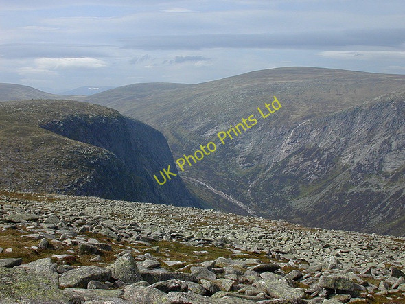 Photo 6"x4" View north west from Broad Cairn Broad Cairn c2003