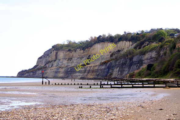 Photo 6"x4" Groynes on the beach Shanklin c2010