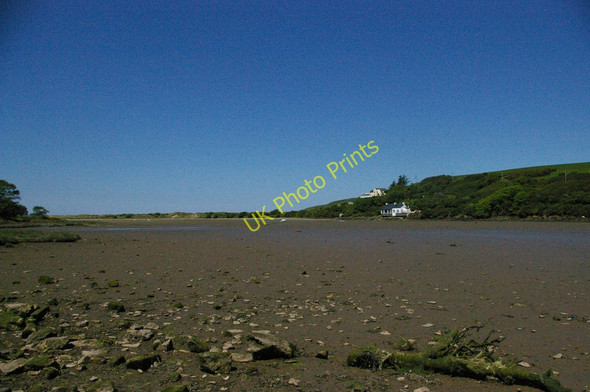 Photo 6"x4" Looking down the Afon Nyfer estuary from Newport Bridge Berry Hill\/SN0640 c2009