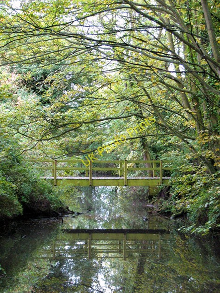 Photo 6"x4" Bridge over the moat, Crowfield Crowfield\/TM1457 c2010