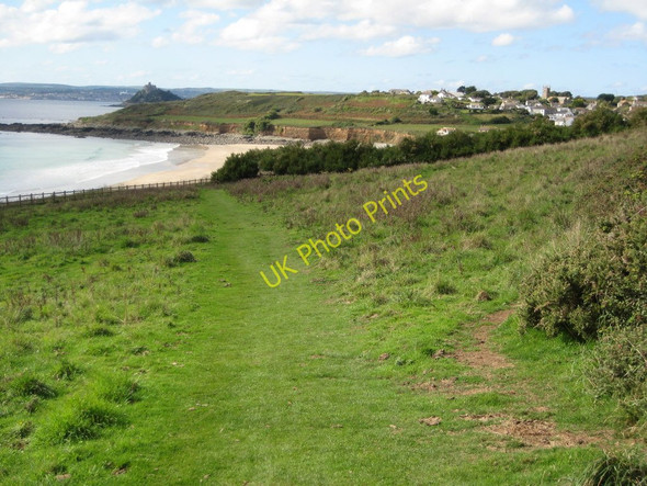 Photo 6"x4" View across Perran Sands Goldsithney c2010