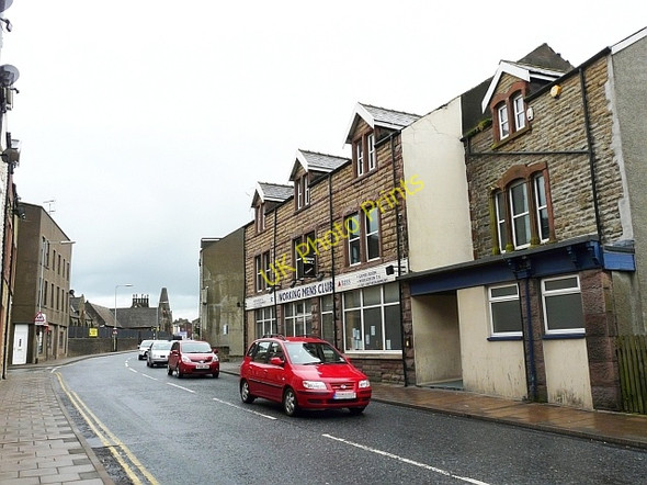 Photo 6"x4" Working Men's Club, Station Road Workington c2010
